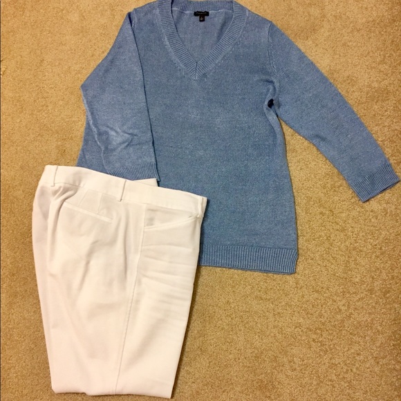 Talbots Sweaters - Talbots linen sweater with 3/4 length sleeves